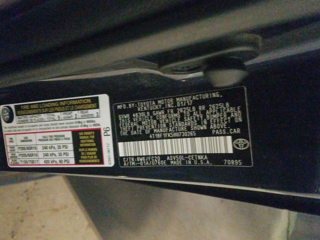 Photo 9 VIN: 4T1BF1FK5HU730265 - TOYOTA CAMRY 