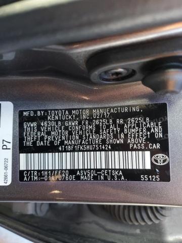 Photo 11 VIN: 4T1BF1FK5HU751424 - TOYOTA CAMRY 