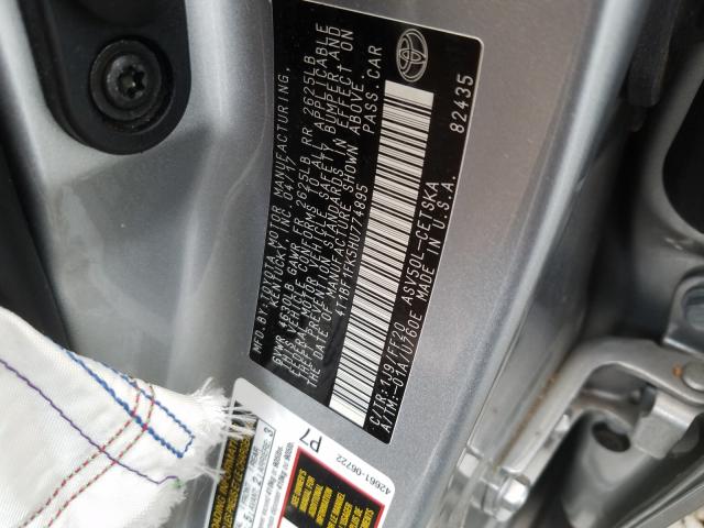 Photo 9 VIN: 4T1BF1FK5HU774895 - TOYOTA CAMRY LE 