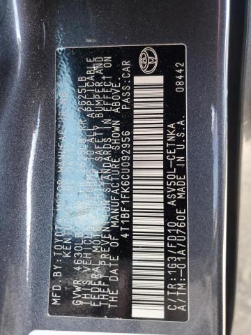 Photo 11 VIN: 4T1BF1FK6CU092956 - TOYOTA CAMRY BASE 