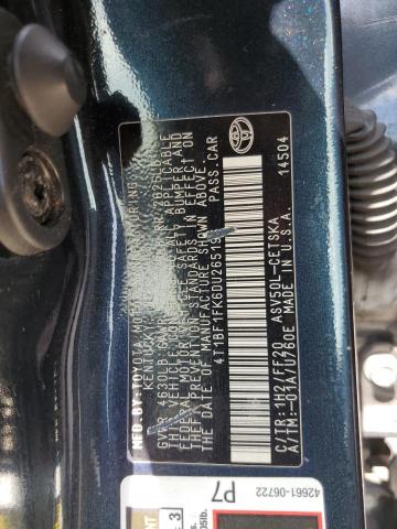 Photo 12 VIN: 4T1BF1FK6DU265196 - TOYOTA CAMRY L 