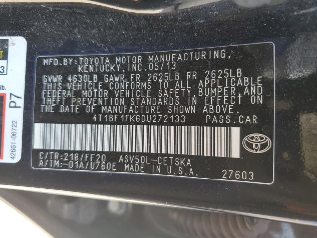 Photo 11 VIN: 4T1BF1FK6DU272133 - TOYOTA CAMRY 