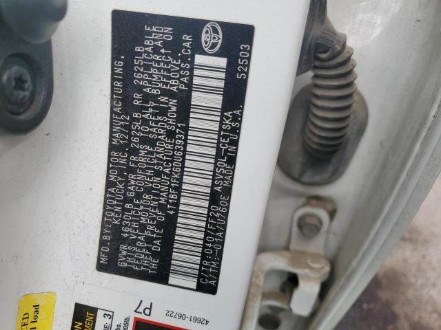 Photo 12 VIN: 4T1BF1FK6DU639371 - TOYOTA CAMRY L 