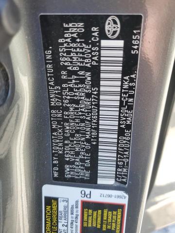 Photo 11 VIN: 4T1BF1FK6DU717745 - TOYOTA CAMRY L 