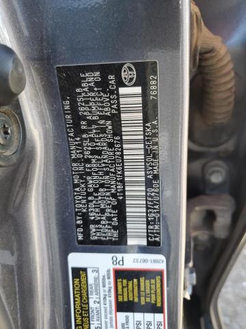 Photo 11 VIN: 4T1BF1FK6EU782676 - TOYOTA CAMRY 