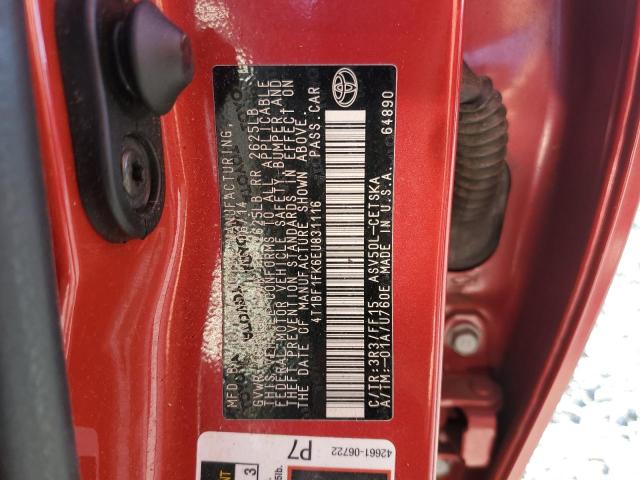 Photo 11 VIN: 4T1BF1FK6EU831116 - TOYOTA CAMRY 