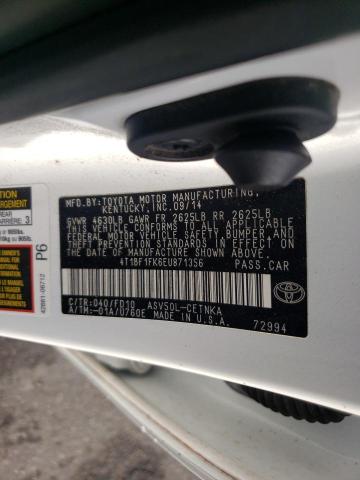 Photo 9 VIN: 4T1BF1FK6EU871356 - TOYOTA CAMRY L 