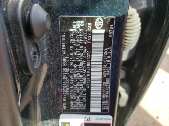 Photo 11 VIN: 4T1BF1FK6FU020370 - TOYOTA CAMRY LE 