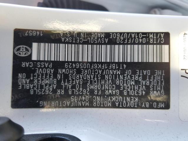 Photo 12 VIN: 4T1BF1FK6FU056429 - TOYOTA CAMRY 