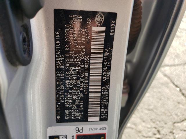 Photo 11 VIN: 4T1BF1FK6FU963956 - TOYOTA CAMRY LE 