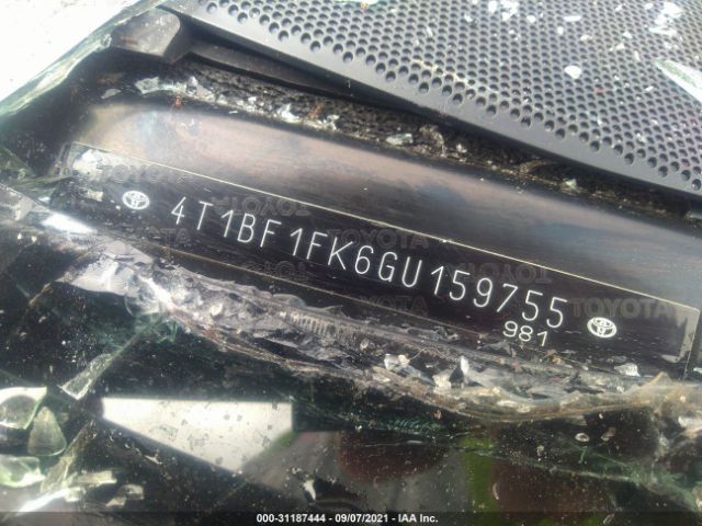 Photo 8 VIN: 4T1BF1FK6GU159755 - TOYOTA CAMRY 