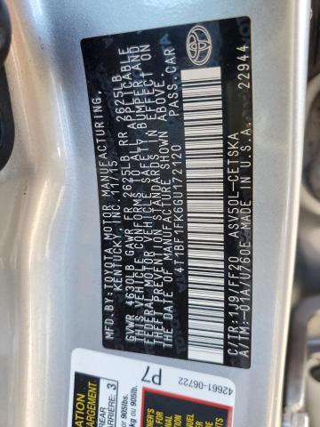 Photo 11 VIN: 4T1BF1FK6GU172120 - TOYOTA CAMRY LE 