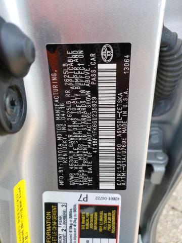 Photo 11 VIN: 4T1BF1FK6GU235829 - TOYOTA CAMRY LE 