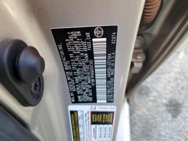 Photo 9 VIN: 4T1BF1FK6GU507392 - TOYOTA CAMRY LE 