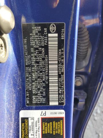 Photo 12 VIN: 4T1BF1FK6GU559654 - TOYOTA CAMRY 