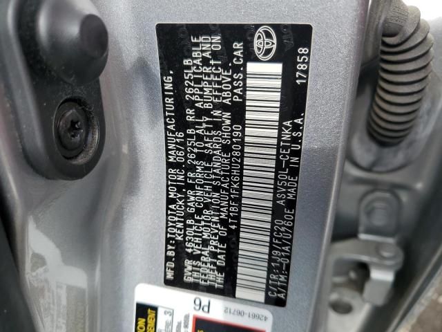 Photo 11 VIN: 4T1BF1FK6HU280190 - TOYOTA CAMRY 