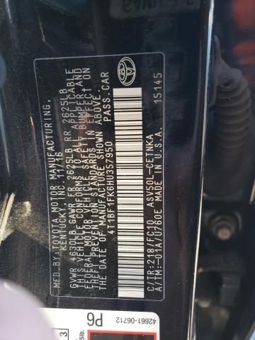 Photo 12 VIN: 4T1BF1FK6HU357950 - TOYOTA CAMRY 