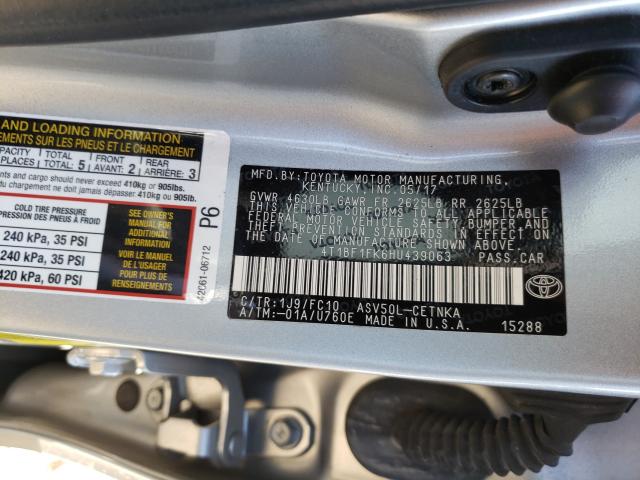 Photo 9 VIN: 4T1BF1FK6HU439063 - TOYOTA CAMRY 