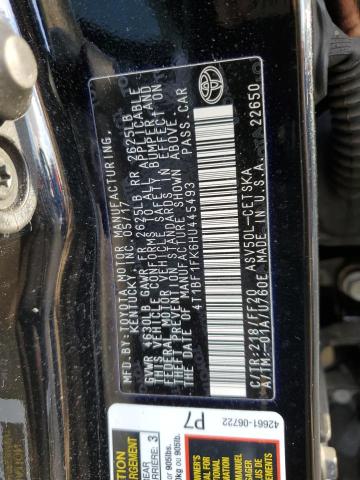 Photo 11 VIN: 4T1BF1FK6HU445493 - TOYOTA CAMRY LE 