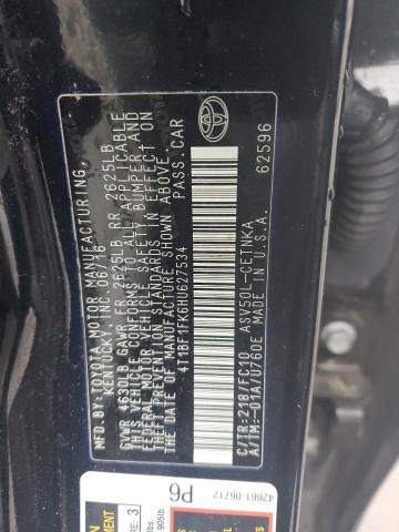 Photo 11 VIN: 4T1BF1FK6HU627534 - TOYOTA CAMRY 