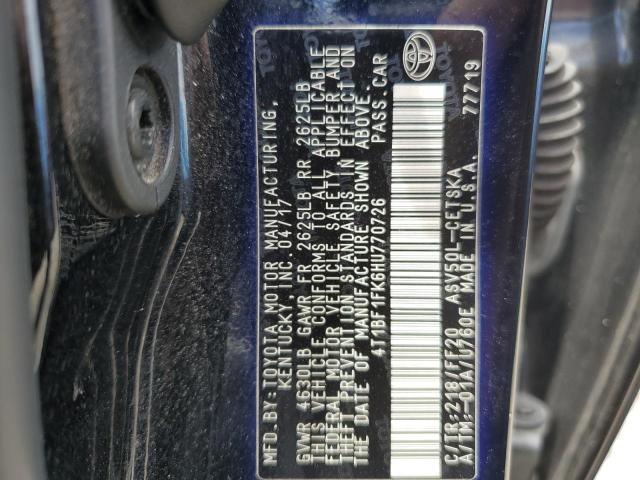 Photo 11 VIN: 4T1BF1FK6HU770726 - TOYOTA CAMRY LE 