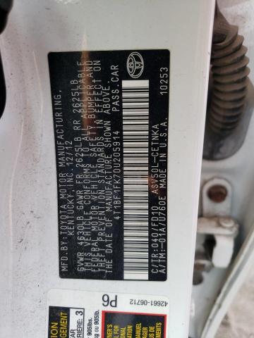 Photo 11 VIN: 4T1BF1FK7DU205914 - TOYOTA CAMRY L 