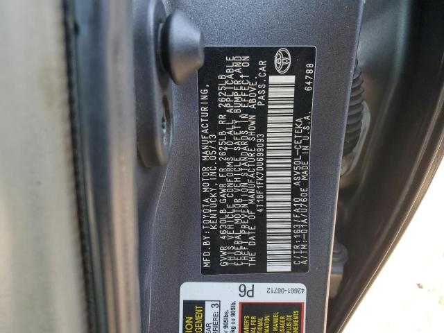 Photo 11 VIN: 4T1BF1FK7DU699093 - TOYOTA CAMRY L 