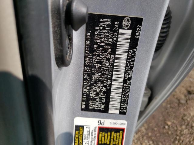 Photo 11 VIN: 4T1BF1FK7DU710920 - TOYOTA CAMRY L 