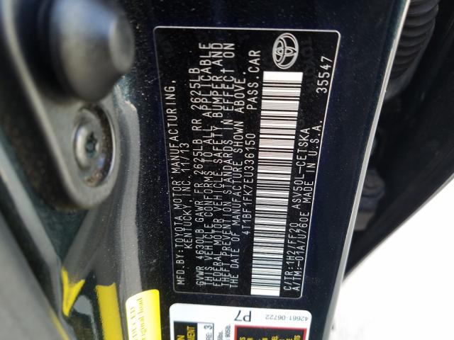 Photo 9 VIN: 4T1BF1FK7EU336150 - TOYOTA CAMRY L 