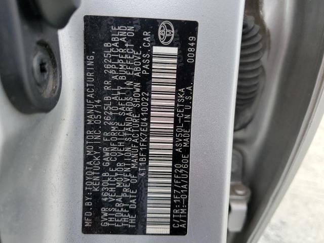 Photo 11 VIN: 4T1BF1FK7EU410022 - TOYOTA CAMRY 