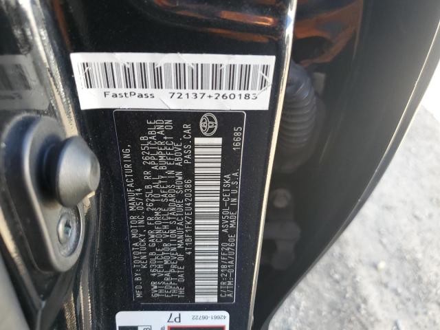 Photo 11 VIN: 4T1BF1FK7EU420386 - TOYOTA CAMRY L 