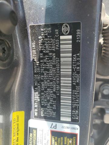 Photo 11 VIN: 4T1BF1FK7EU460757 - TOYOTA CAMRY L 