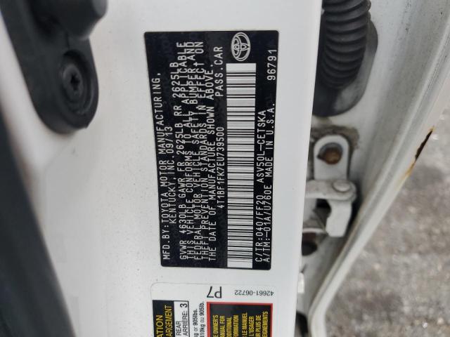 Photo 11 VIN: 4T1BF1FK7EU739500 - TOYOTA CAMRY L 