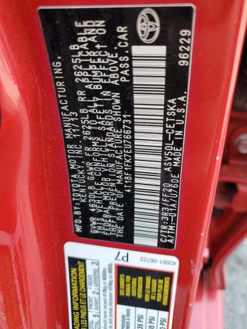 Photo 11 VIN: 4T1BF1FK7EU766731 - TOYOTA CAMRY 