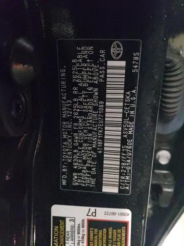 Photo 11 VIN: 4T1BF1FK7EU771069 - TOYOTA CAMRY L 