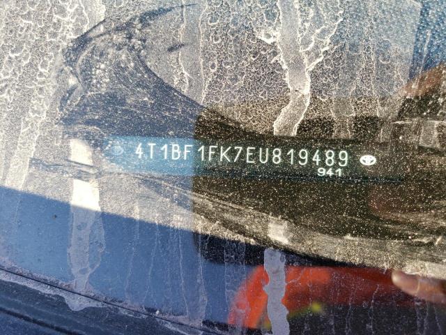 Photo 11 VIN: 4T1BF1FK7EU819489 - TOYOTA CAMRY L 