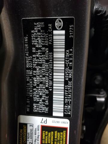 Photo 11 VIN: 4T1BF1FK7FU034066 - TOYOTA CAMRY LE 