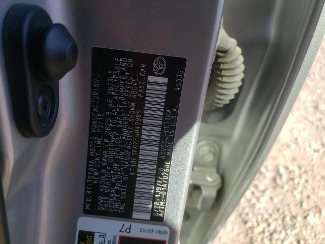 Photo 9 VIN: 4T1BF1FK7FU042989 - TOYOTA CAMRY LE 