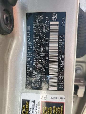 Photo 11 VIN: 4T1BF1FK7FU056469 - TOYOTA CAMRY 