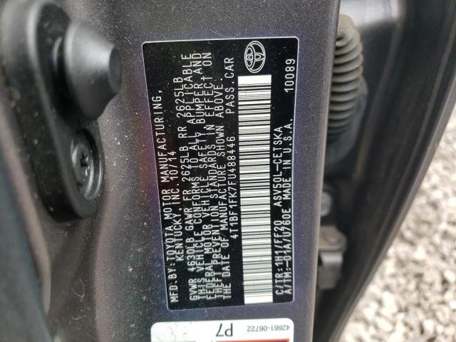 Photo 9 VIN: 4T1BF1FK7FU488446 - TOYOTA CAMRY LE 