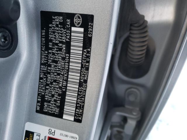 Photo 12 VIN: 4T1BF1FK7FU891049 - TOYOTA CAMRY LE 