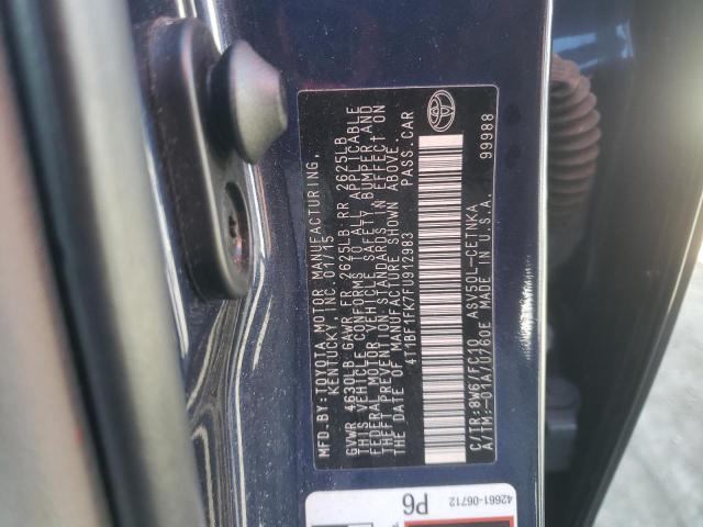 Photo 9 VIN: 4T1BF1FK7FU912983 - TOYOTA CAMRY LE 