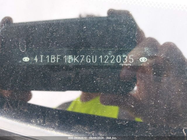 Photo 8 VIN: 4T1BF1FK7GU122035 - TOYOTA CAMRY 