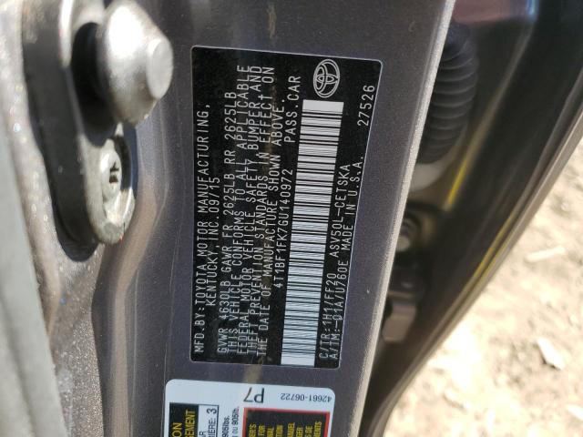 Photo 11 VIN: 4T1BF1FK7GU140972 - TOYOTA CAMRY 