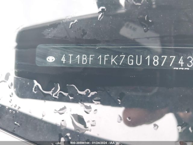 Photo 8 VIN: 4T1BF1FK7GU187743 - TOYOTA CAMRY 