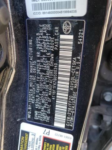 Photo 11 VIN: 4T1BF1FK7GU500340 - TOYOTA CAMRY LE 