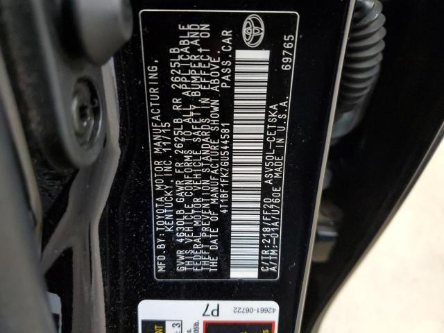 Photo 11 VIN: 4T1BF1FK7GU544581 - TOYOTA CAMRY LE 