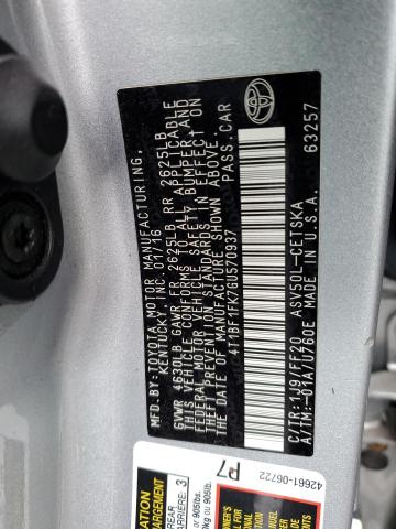 Photo 11 VIN: 4T1BF1FK7GU570937 - TOYOTA CAMRY 