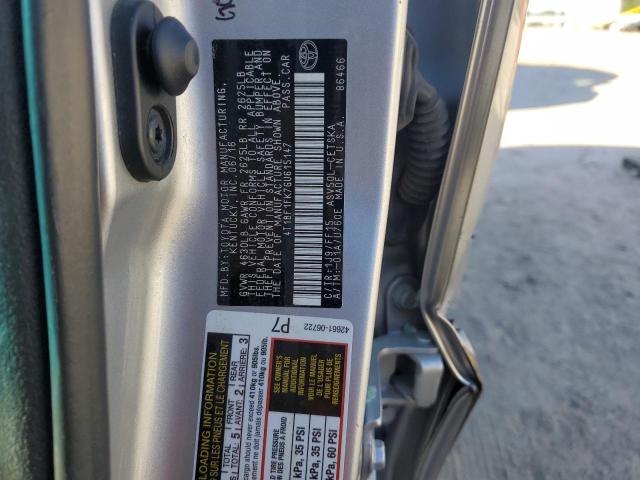 Photo 11 VIN: 4T1BF1FK7GU615147 - TOYOTA CAMRY LE 