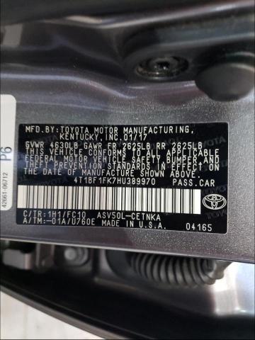 Photo 9 VIN: 4T1BF1FK7HU389970 - TOYOTA CAMRY 